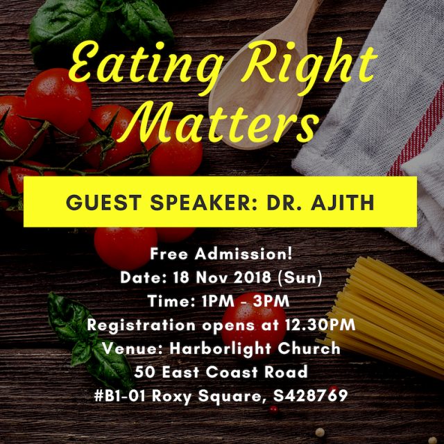 Eating Right Matters